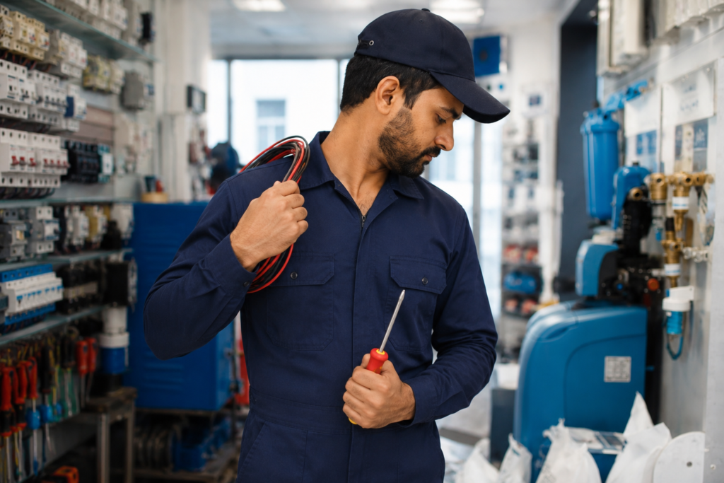 electrician plumber in Riyadh
