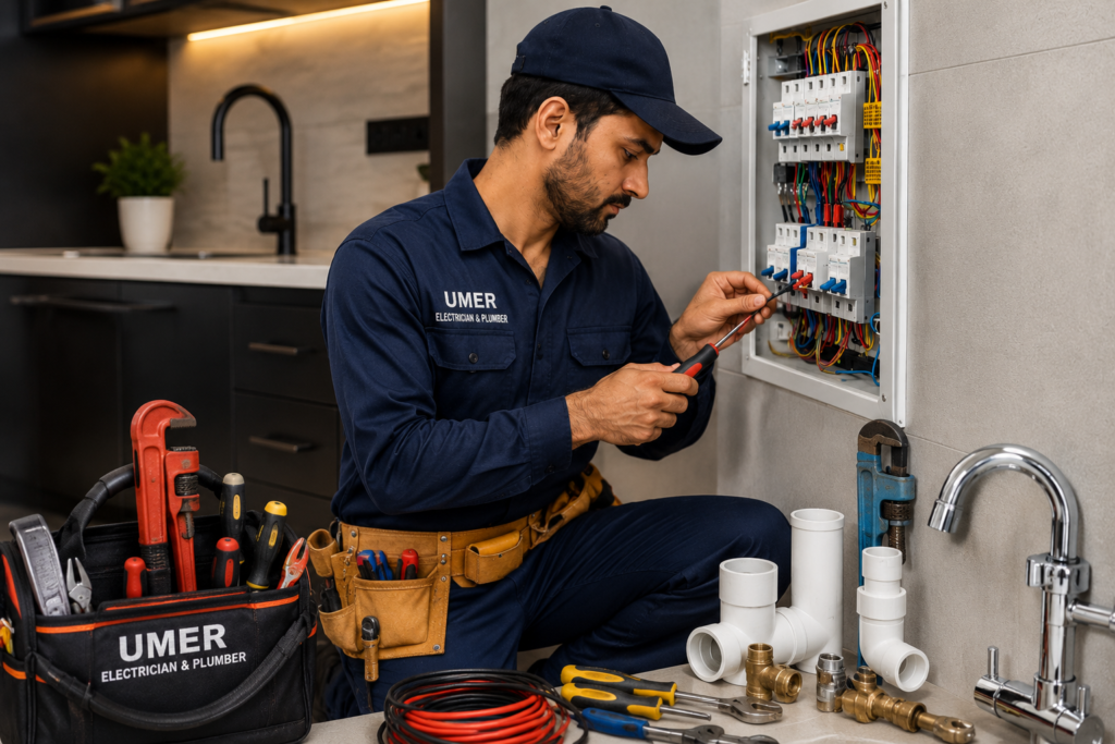 electrician plumber in Riyadh